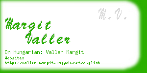 margit valler business card